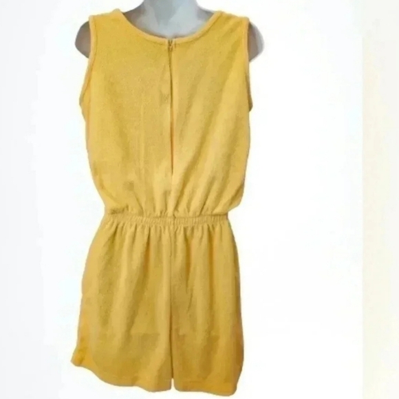 Gertrude Davenport Vintage Women’s 80's Terrycloth Sleeveless Romper - Picture 2 of 6